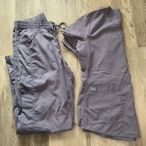 NRG by Barco, Dark Gray Scrub Set M